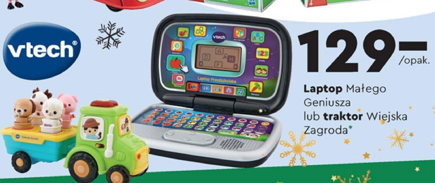 Laptop ma艂ego geniusza Vtech promocja