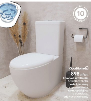 Kompakt WC Kentia promocja w Castorama