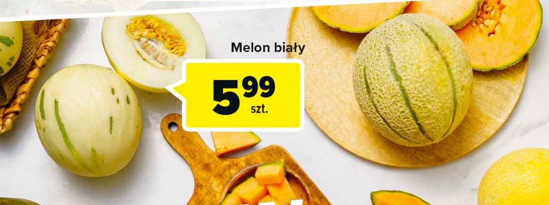 Melon bia艂y promocja w Biedronka
