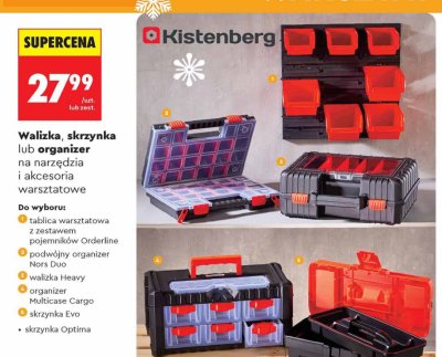 Walizka na narzędzia i akcesoria warsztatowe  promocja w Biedronka