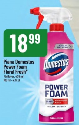 Piana do czyszczenia Power Foam Floral Fresh Domestos promocja w POLOmarket