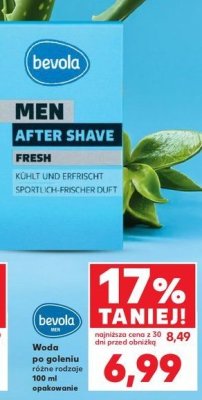 Woda po goleniu fresh Bevola men promocja