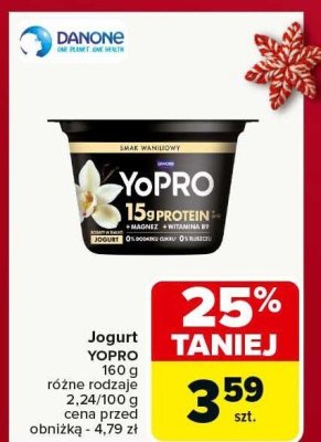 Jogurt YOPRO DANONE promocja w Carrefour