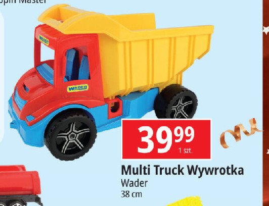 Multi truck wywrotka Wader promocja w Leclerc