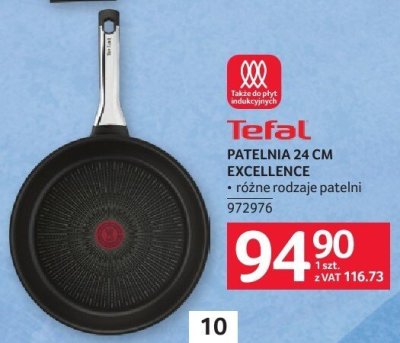 Patelnia 24 cm Excellence Tefal promocja w Selgros