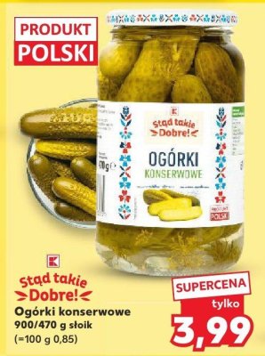 Ogórki konserwowe promocja w Kaufland