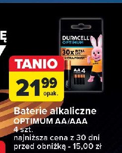 Baterie aa Duracell optimum promocja