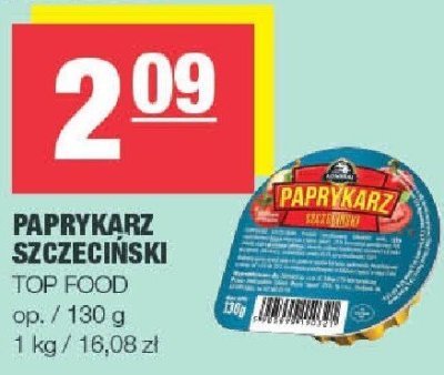 Paprykarz szczeciński TOP FOOD promocja w SPAR