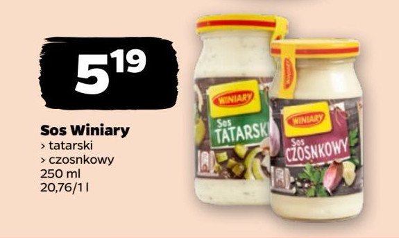 Sos tatarski Winiary promocja w Netto