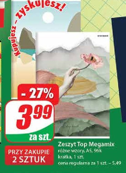 Zeszyt a5/96 Top-2000 promocja