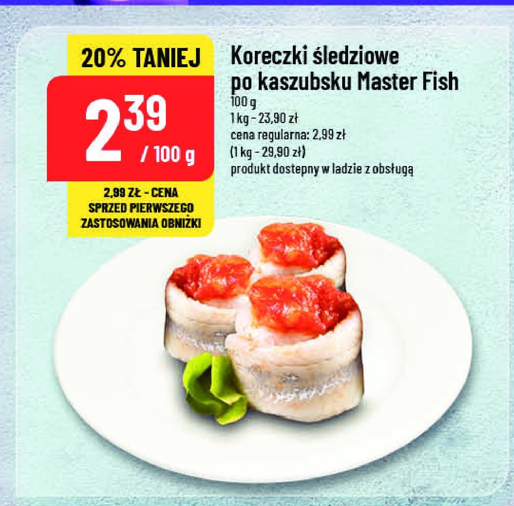 Koreczki śledziowe po kaszubsku Master fish promocja