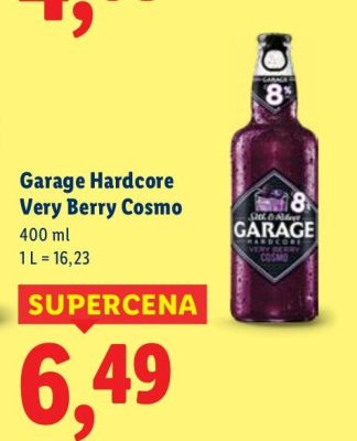 Piwo Garage Hardcore Very Berry Cosmo 400 ml promocja w Lidl