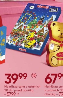Kalendarz adwentowy LINDT TEDDY 3D z pralinami 150 g promocja w Super-Pharm