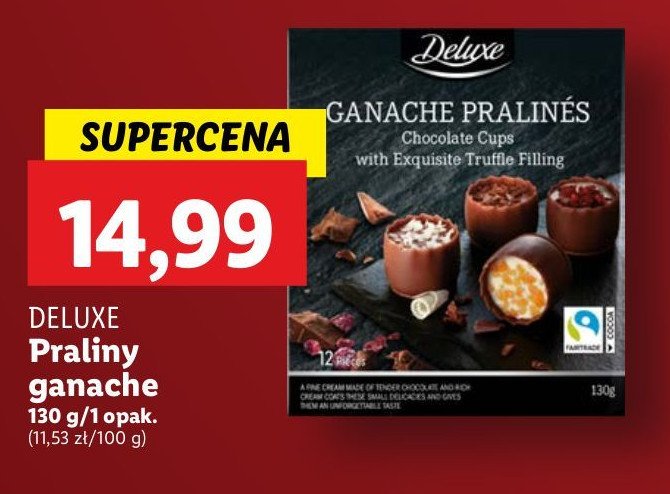 Praliny canache Deluxe promocja