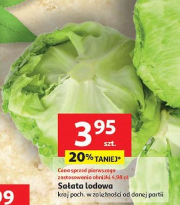 Sa艂ata lodowa hiszpania Pole do popisu promocja w Auchan