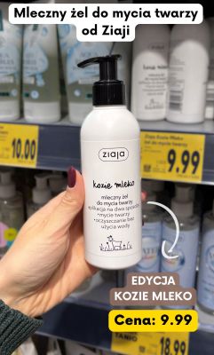 Żel do mycia twarzy Ziaja Kozie Mleko mleczny promocja w Kaufland