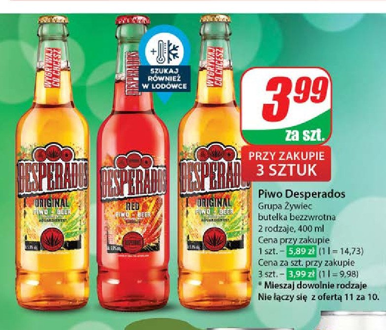 Piwo Desperados promocja w Dino