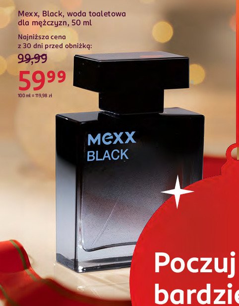 Woda toaletowa Mexx black men promocja