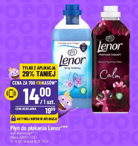 Płyn do płukania aprilfrisch Lenor classic promocja