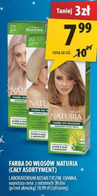 Farba do włosów Naturia (cały asortyment) promocja w Arhelan