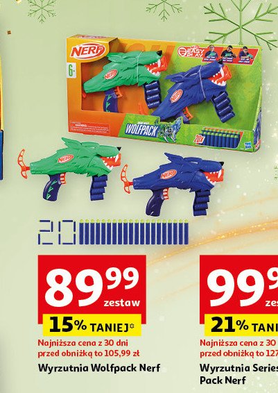 Wyrzutnia wolfpack Nerf promocja w Auchan