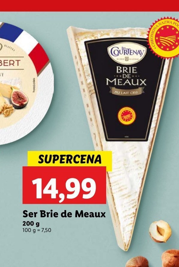 Ser brie de meaux Courtenay promocja