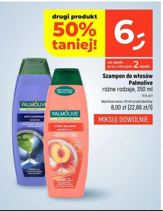 Szampon invigorating anti-dandruff Palmolive naturals promocja