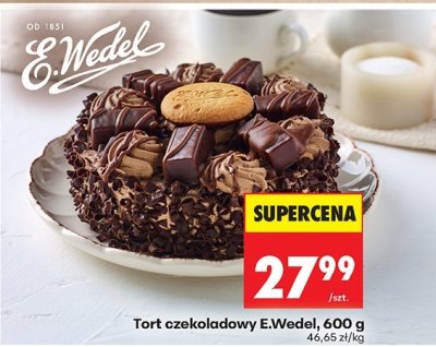 Tort czekoladowy E.Wedel promocja w Biedronka