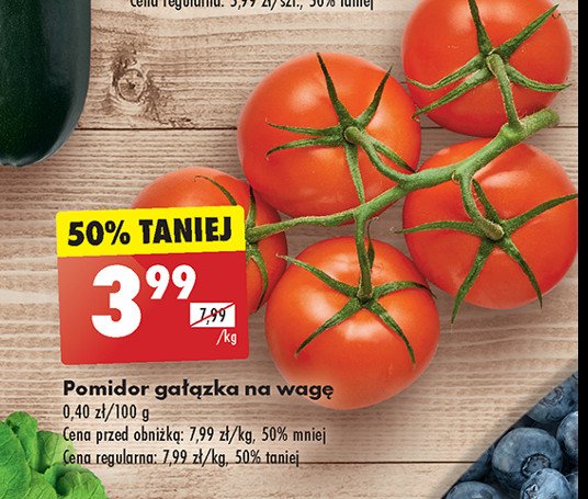 Pomidor gałązka promocja w Biedronka