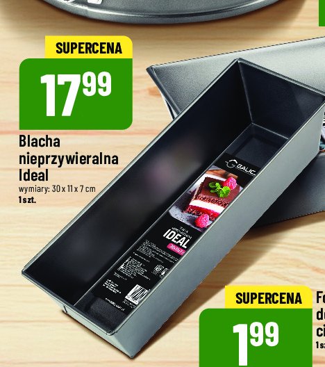 Blacha nieprzywieralna ideal 30 x 11 x 7 cm Galicja promocja w POLOmarket