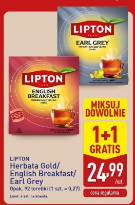 Herbata Earl Grey promocja w Aldi