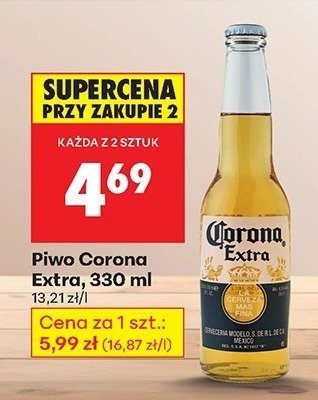 Piwo Corona Extra 330 ml promocja w Biedronka