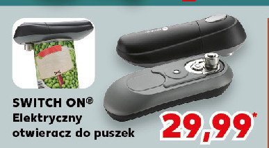 Otwieracz elektryczny do puszek Switch on promocja w Kaufland