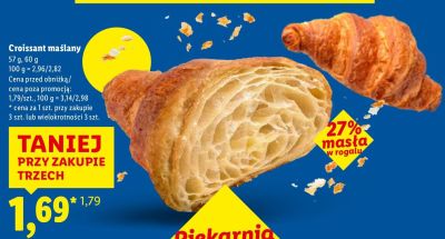 Croissant maślany promocja w Lidl