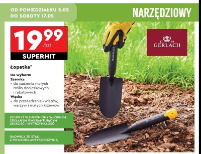 Łopatka szeroka Gerlach promocja