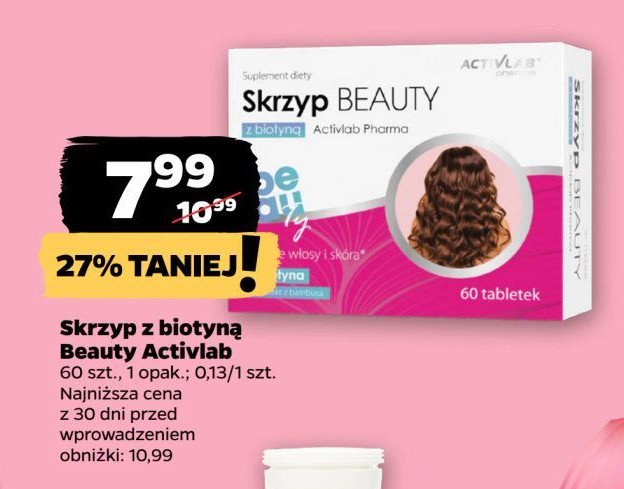 Skrzyp beauty Activlab promocja w Netto