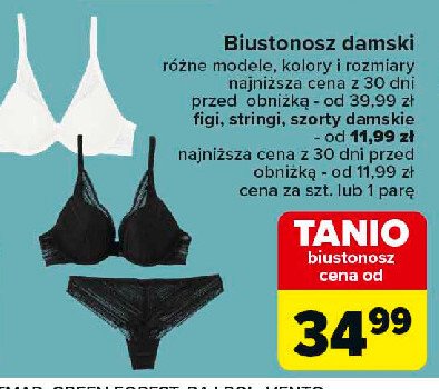 Stringi damskie promocja