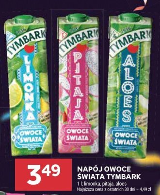 Napój owoce świata Tymbark pitaja promocja w Stokrotka