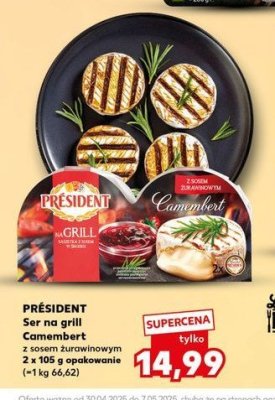 Ser camembert z sosem 偶urawinowym President promocja