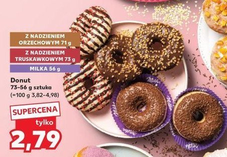 Donut z nadzieniem orzechowym promocja