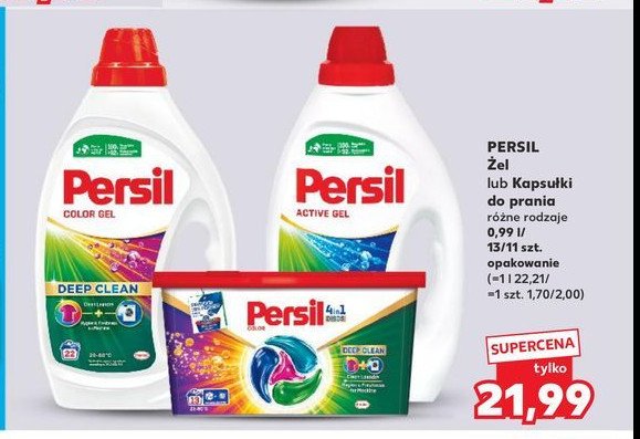 Żel do prania deep clean Persil color promocja