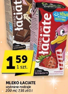 Mleko Łaciate wybrane rodzaje promocja w Euro Sklep
