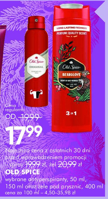 Żel pod prysznic Old spice promocja