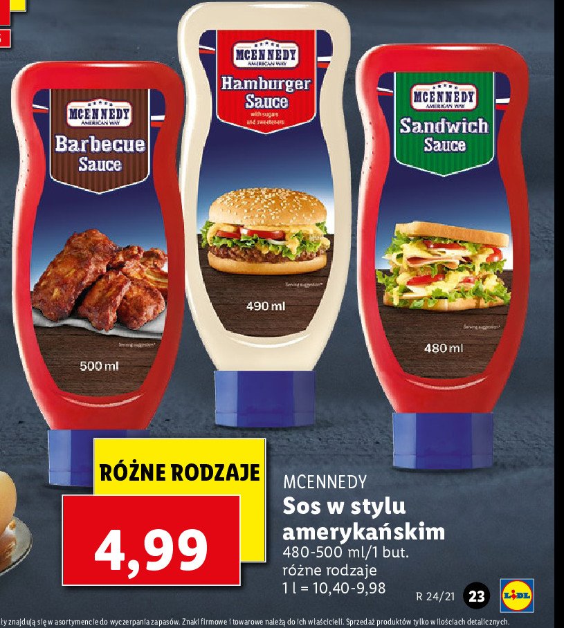 Sos sandwich Mcennedy promocja