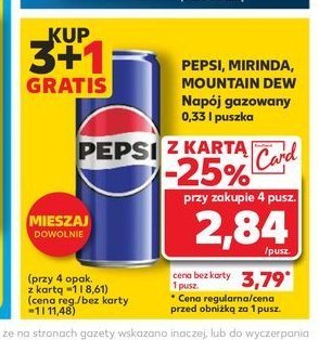 Napój orange Mirinda promocja w Kaufland