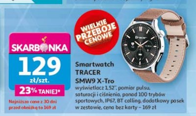 Smartwatch smw9 x-tro 1.52 Tracer promocja