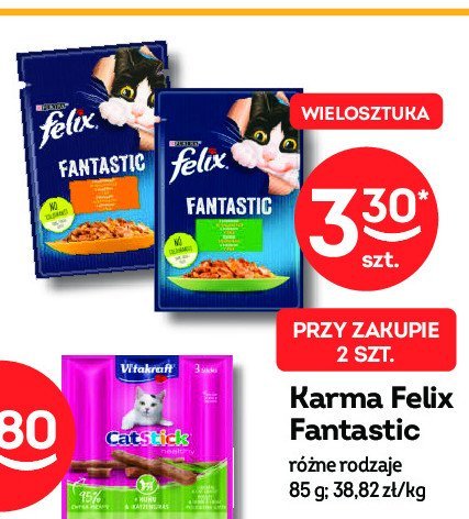 Karma dla kota z królikiem w galaretce Purina felix fantastic promocja