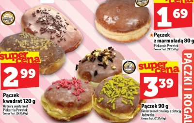 Pączek 90 g Kinder bueno/z maliną z pistacją Jadowska promocja w TOPAZ