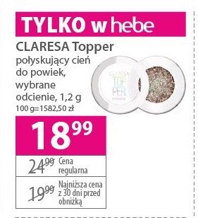 Cień do powiek promocja w Hebe