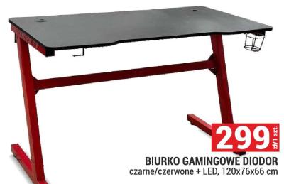 Biurko gamingowe DIODOR promocja w Merkury Market